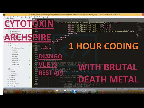 CODING WITH BRUTAL DEATH METAL (1 HOUR)