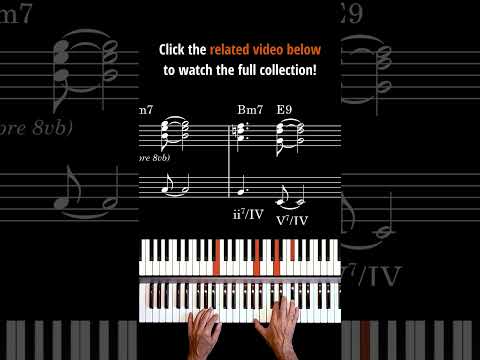 6 Jazzy Chord Progressions + Sheet Music (2-Example Preview)