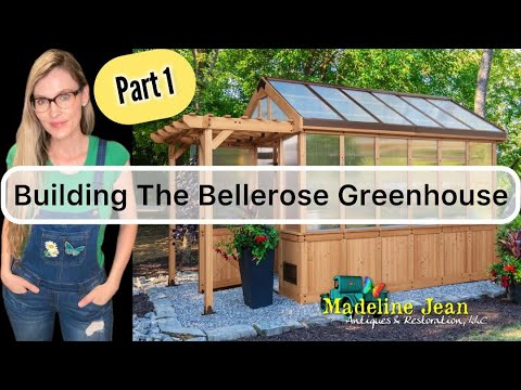 Building The Bellerose Greenhouse by Backyard Discovery - PART 1