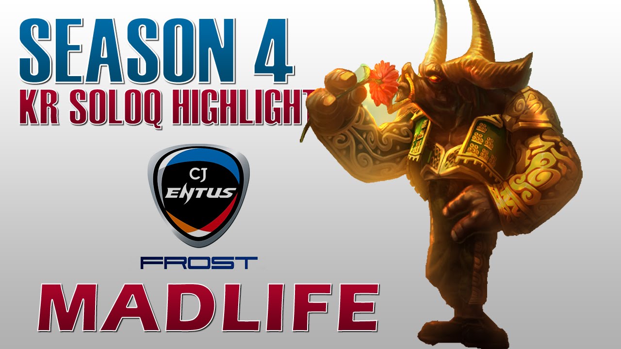 Liên Minh Huyền Thoại: Madlife cầm Alistar sp gánh cả team ^^