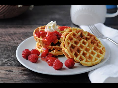 Chaffles (Keto Breakfast Waffle) -Tender and Fluffy Low Carb Waffles
