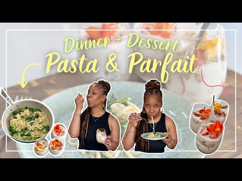Farmers Market Haul + Easy Vegan Meals with Seasonal Produce | Dinner | Pasta & Parfait