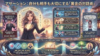 アサーションという概念を対人コミュニケーションとプログラミングの二つの側面から解説しています。