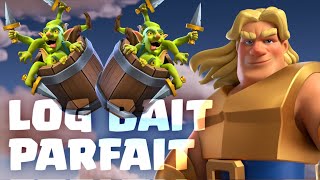 Le MEILLEUR LOG BAIT CHEVALIER D'OR? // Clash Royale - Deck Guide by Light Pollux