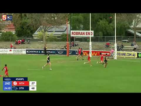 Rd 8 Hostplus SANFL Snapshot - South's Zachery Sproule hooks it around