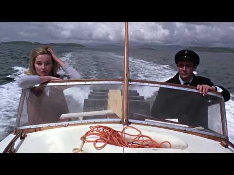 James Bond motorboating with Tatiana Romanova
