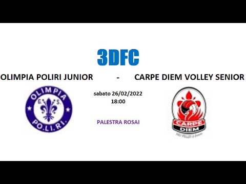 3DFC - OLIMPIA POLIRI JUNIOR vs CARPE DIEM VOLLEY SENIOR