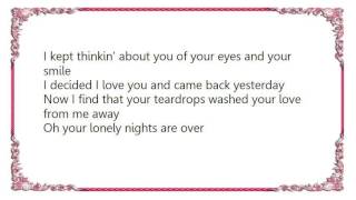 George Morgan - Your Lonely Nights Are Over Lyrics