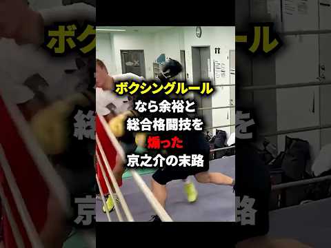 ボクシングルールなら余裕と総合格闘技を煽った京之介の末路#格闘技