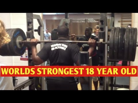 250 KG Squat X2 | 18 year old prospect | Zake Muluzi | The Malawian Monster