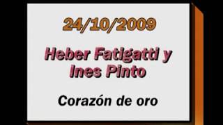 Video thumbnail for Ines Pinto y Heber Fatigatti - Corazón de Oro - Milonga "El Yaguarón"