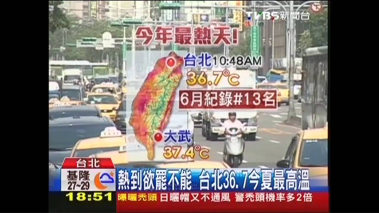 「今夏最熱天」烤爐！　台北36.7度似熱浪