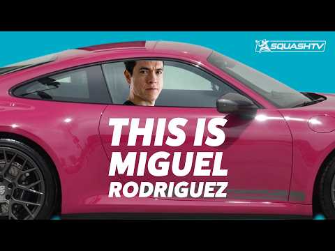 Meet squash's most eccentric player: Miguel Rodriguez 😎