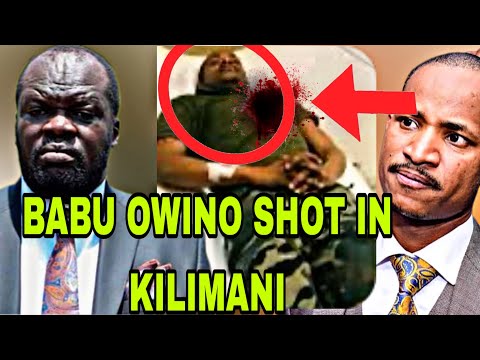 Shocking! ROBERT ALAI SHOOTING BABU OWINO INCIDENT IN NAIROBI-BABU OWINO ESCAPES DEATH NARROWLY 
