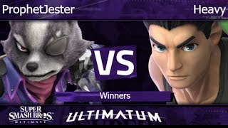Ultimatum - ProphetJester (Wolf) vs Heavy (Little Mac) Winners - SSBU
