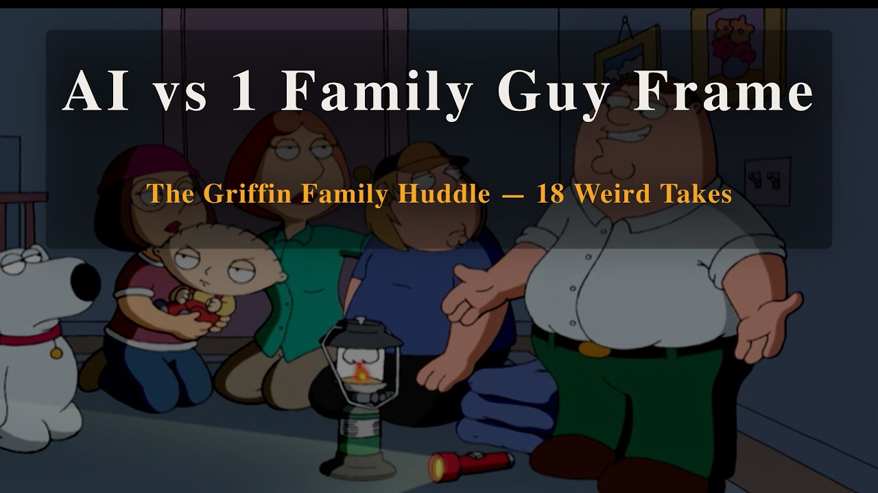 AI vs 1 Family Guy Frame: The Griffin Family Huddle [18 WEIRD Takes]