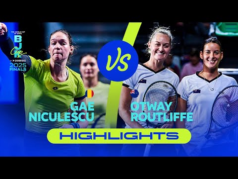 Gae/Niculescu (ROU) vs Otway/Routliffe (NZL) | 2025 BJK Cup Play-offs | Match Highlights