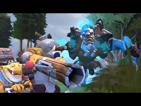 TECHIES TROLLS SPACE COW! - DotA 2 Funny Moments