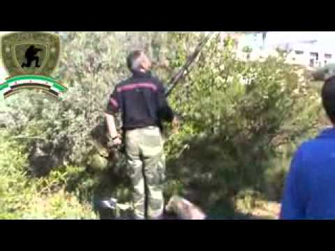 التصدي للطيران الحربي من قبل كتائب مغاوير القصير في ريف حمص