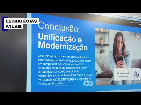 Vídeo: Senac SE lança novo site institucional focado em acessibilidade e transparência de dados