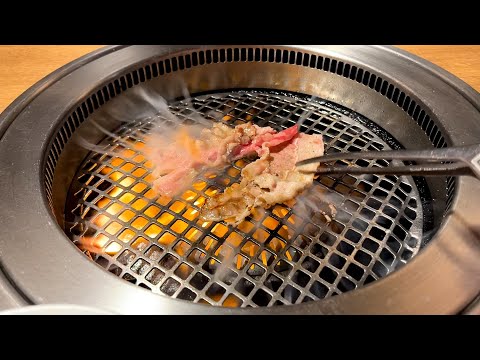 Trying $25 Japanese All-You-Can-Eat Yakiniku Barbecue in Tokyo