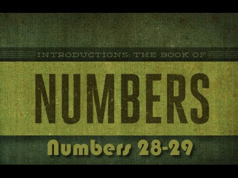 Numbers 28-29 Bible Study - Calvary Chapel Deerfield Beach