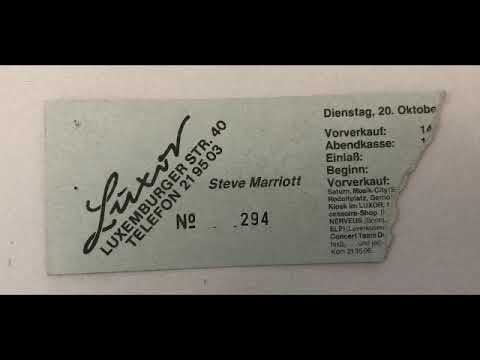 Steve Marriott (and The Official Receivers), Live 1987-10-20, Koeln, Luxor