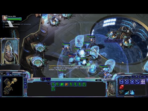 StarCraft 2 Heart of the Swarm Campaign (Protoss Edition) Mission 6 - Enemy Within