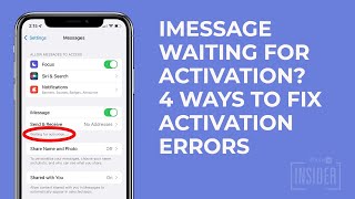 iMessage Waiting for Activation? 4 Ways to Fix iMessage Activation Errors (iOS 15 Update)