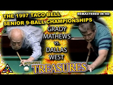 GRADY MATHEWS vs DALLAS WEST - 1997 Taco Bell Senior 9-Ball Championship