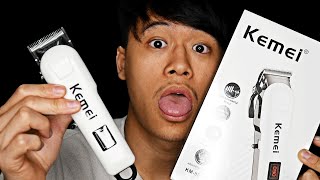 [UNBOXING] KEMEI HAARSCHNEIDEMASCHINE TEST *2020* | KEMEI HAIR CLIPPER REVIEW | [OLD HAIRCUT] NUYÄN