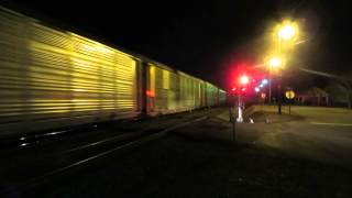 preview picture of video 'Norfolk Southern Auto Rack through Buford, Ga'