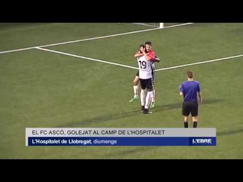El FC Ascó cau golejat al camp de l'Hospitalet