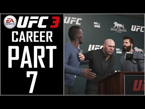 EA Sports UFC 3 - Career - Let's Play - Part 7 - "Uriah Hall Rivalry Fight" | DanQ8000