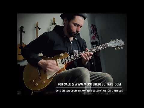 For sale @ www.MEISTEREDEGUITARS.com - 2010 Gibson Custom Shop 1956 Goldtop Les Paul