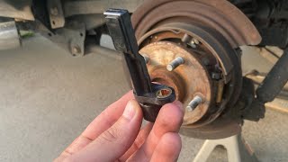 Traction Control and ABS Light Jeep Wrangler Fix, Wheel Speed Sensor Replacement