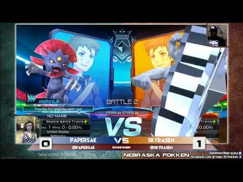 PaperSak (Weavile) vs SkyRasen (Machamp) - Pokken at Underground 8/15/17