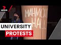 Pro-Palestinian protests at Melbourne University | 7 News Australia