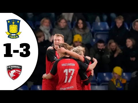  Brøndby IF - FC Fredericia 1-3 3F Superliga Höjdpunkter | Brøndby Fredericia 