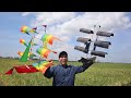 FLY COLORFUL KITE SAILING BOAT AND PIRATE BOAT FLY
