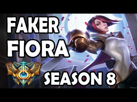 SKT T1 Faker FIORA vs KT Smeb GALIO - Ranked Challenger Korea