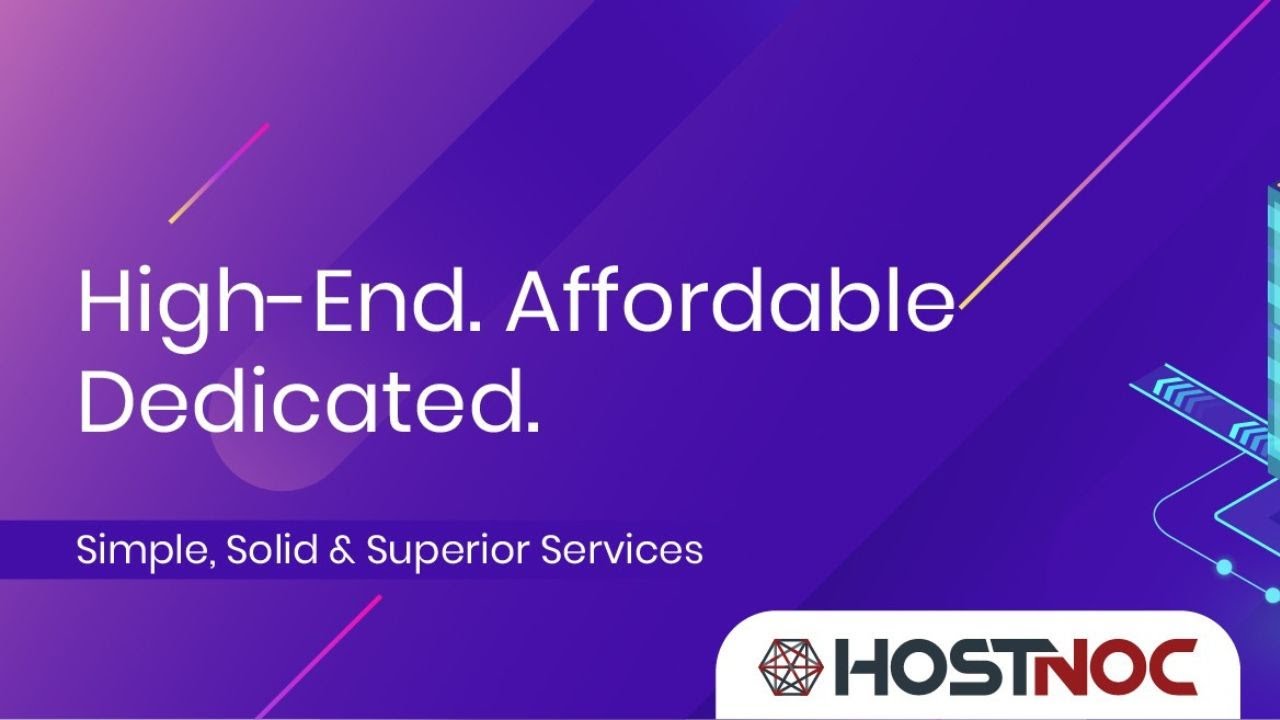 ✅ HOSTNOC - Best Dedicated Server Hosting!