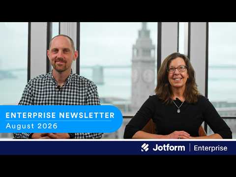 Enterprise Newsletter: August 2026 | Announcing Jotform AI Data Assistant