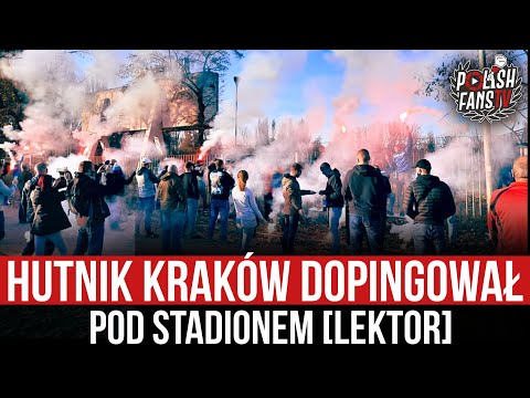 Hutnik Kraków dopingował pod stadionem [LEKTOR] (15.11.2020 r.)