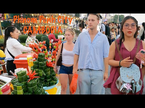 BEST Street Food in Phnom Penh? Chaktomuk Riverside Walk Full Tour (2026)