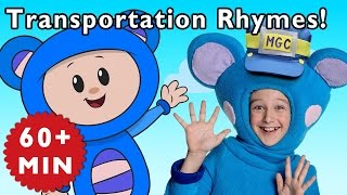 Driving in My Car and More Rhymes with Trains and Cars | Nursery Rhymes from Mother Goose Club!