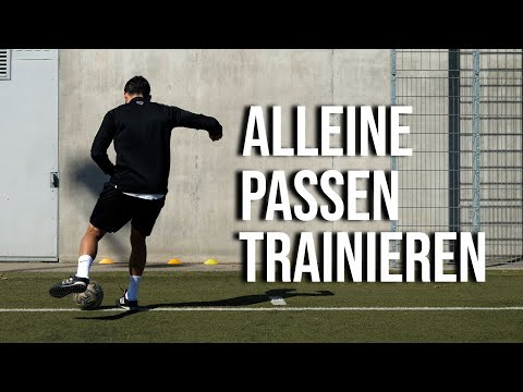 Passen ganz alleine EFFEKTIV trainieren | Passqualität wie De Bruyne