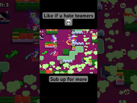 Kaze is broken ⚔️ 1v3 against teamers (real game) 😭 #showdown #brawlstars #brawlstarsshowdown