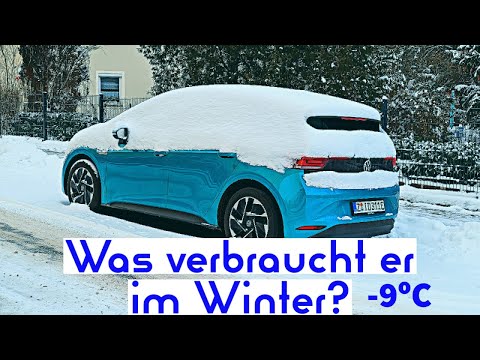 VW ID3 im Winter ❄️ Wie weit kommt er wirklich? E- Auto bei Minusgraden