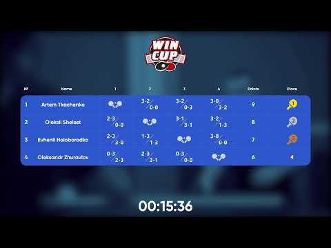 02:00 Oleksii Shelest 3-0 Artem Tkachenko West 5 WIN CUP 24.11.2022 | TABLE TENNIS WINCUP